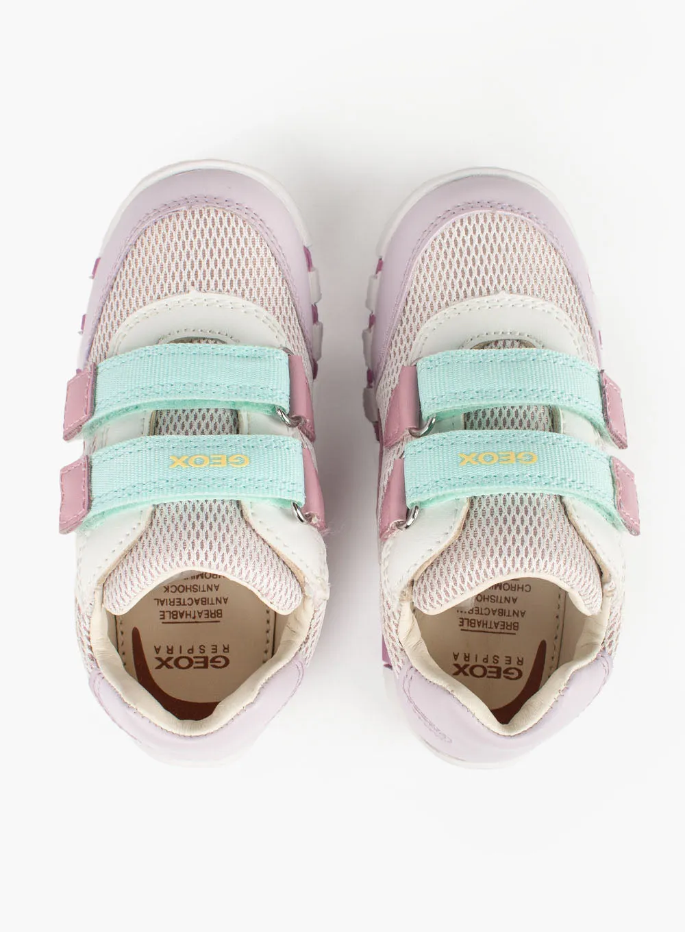 Geox Iupidoo Baby Girl Trainers in Pink/Lilac