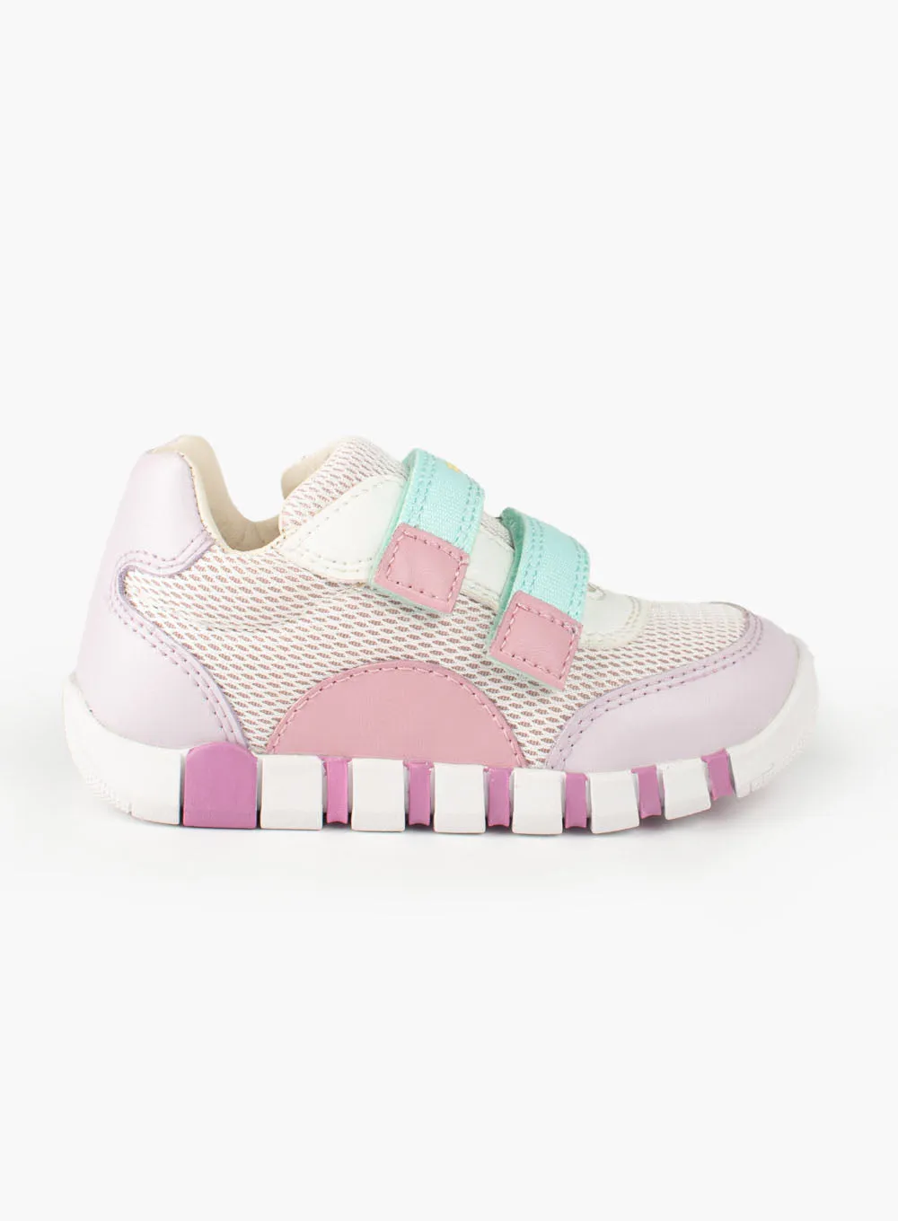 Geox Iupidoo Baby Girl Trainers in Pink/Lilac