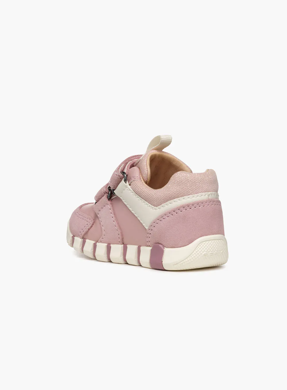 Geox Iupidoo Baby Girl Trainers in Rose/Ivory