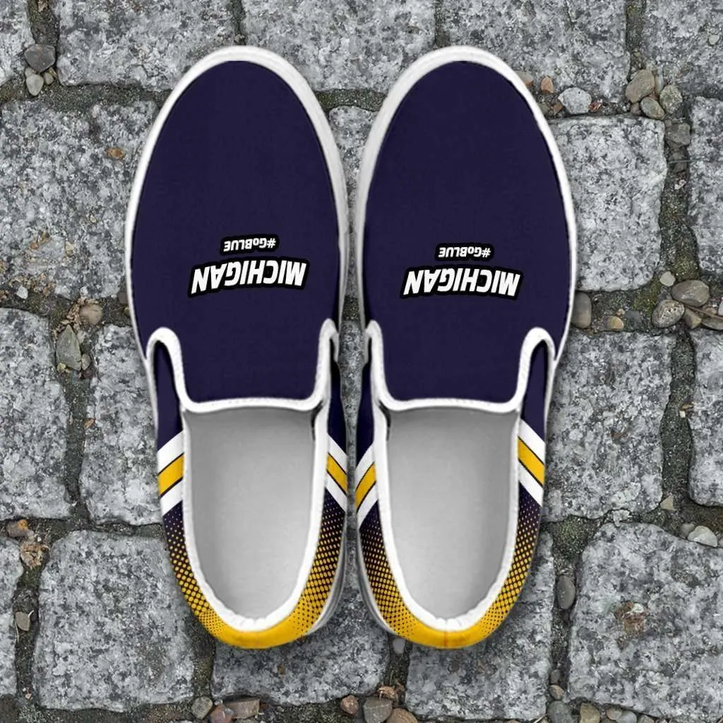 #GoBlue Michigan Slip-on Shoes