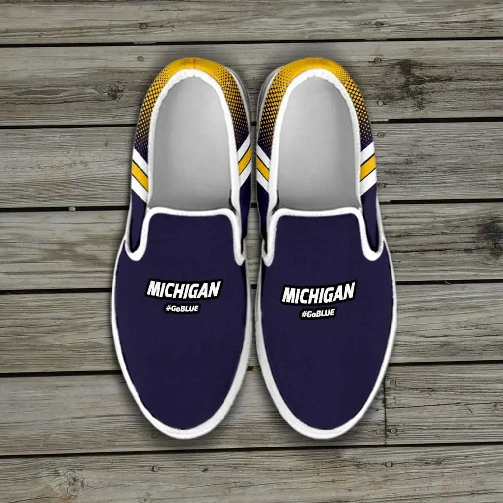 #GoBlue Michigan Slip-on Shoes