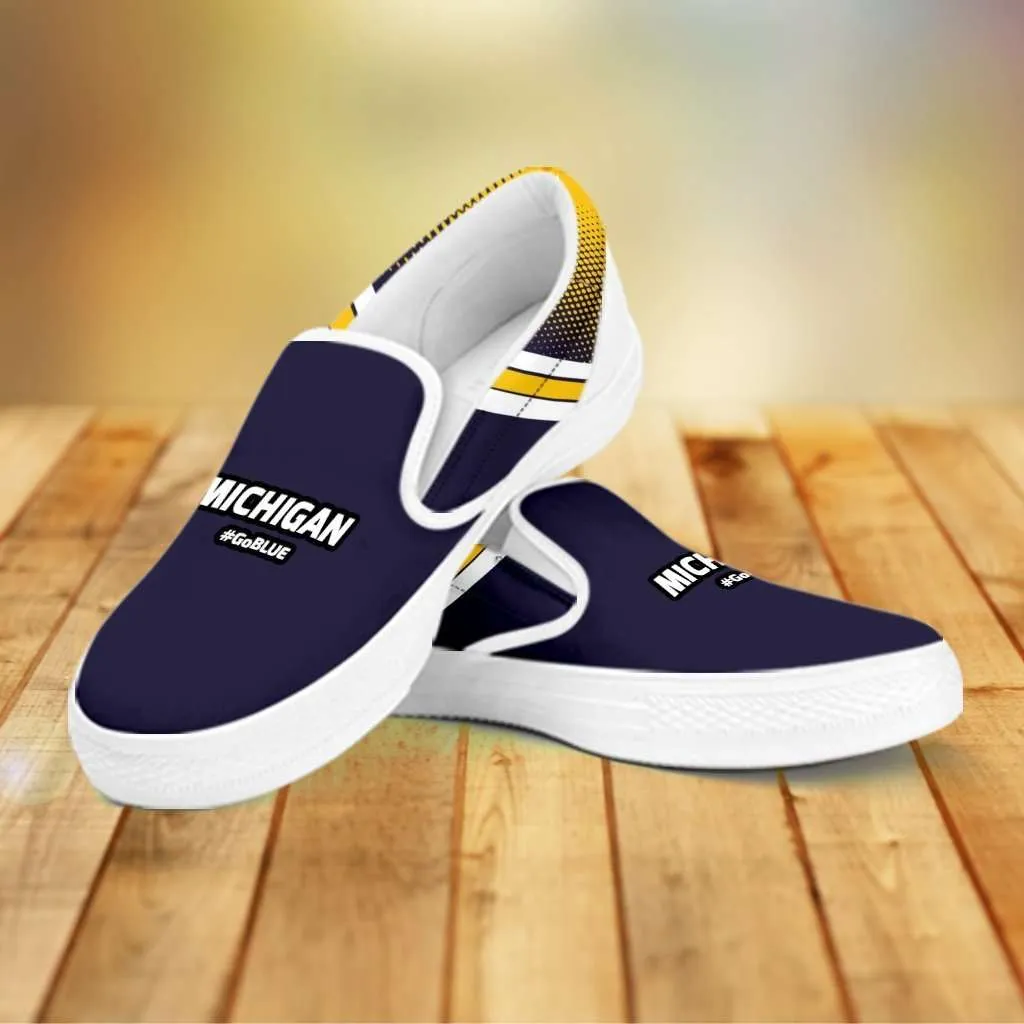 #GoBlue Michigan Slip-on Shoes