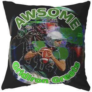 GridIron Greats Pillow [GREEN]