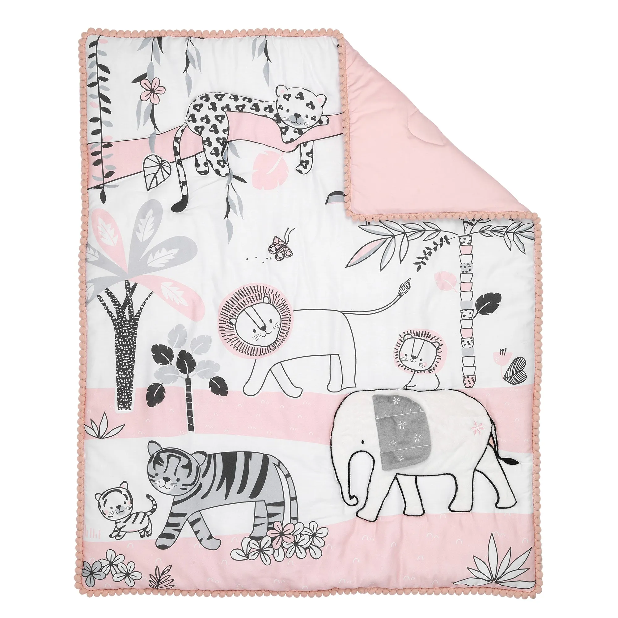 Happy Jungle 5-Piece Crib Bedding Set