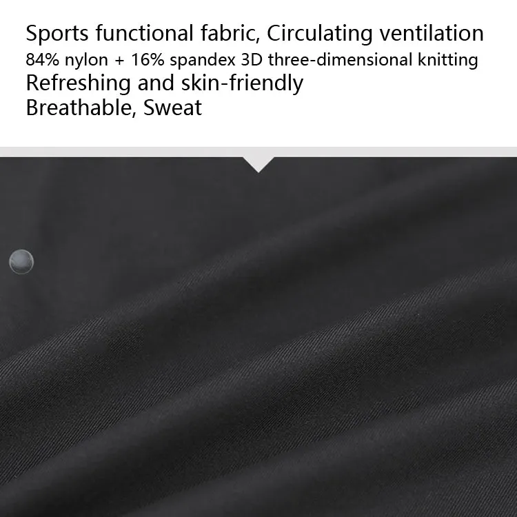 High Elastic Lycra Honeycomb Crash Pants Men Basketball Fitness Seven-tenths Sweatpants, Specification: L(Black)