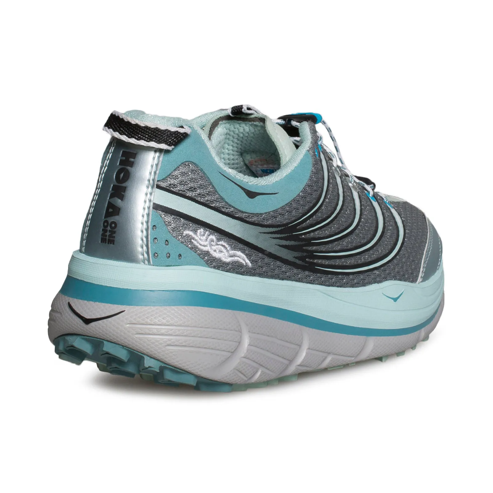 HOKA Kailua Trail Grey / Light Blue / White Shoes - Women's