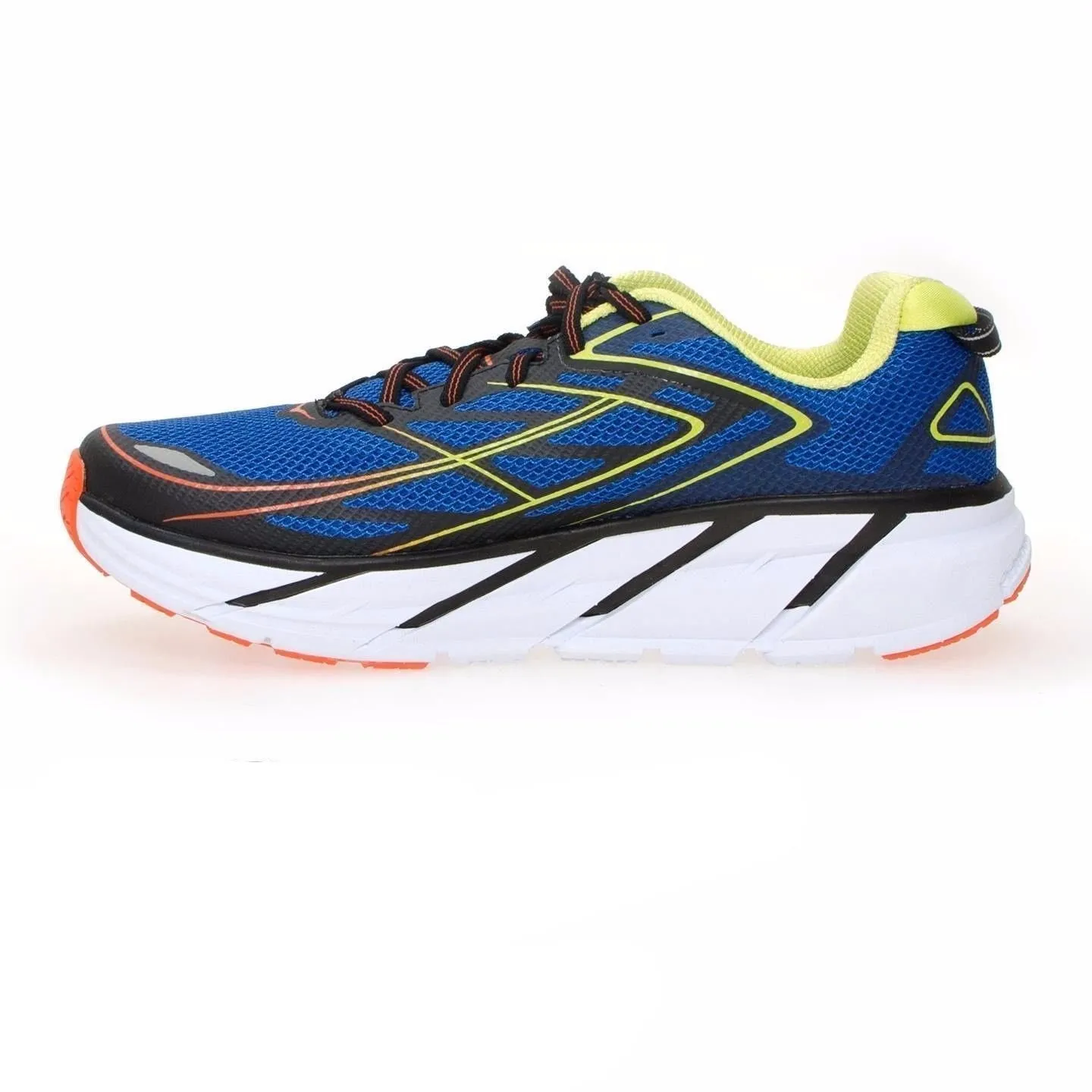 Hoka One One Clifton 3 Blue / Red / Orange Running Shoes