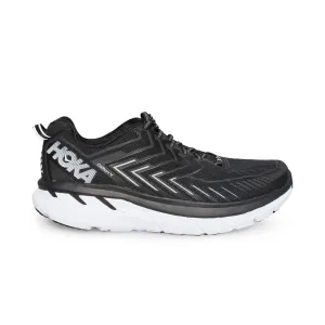 Hoka One One Clifton 4 Black / White Running Shoes - Men's