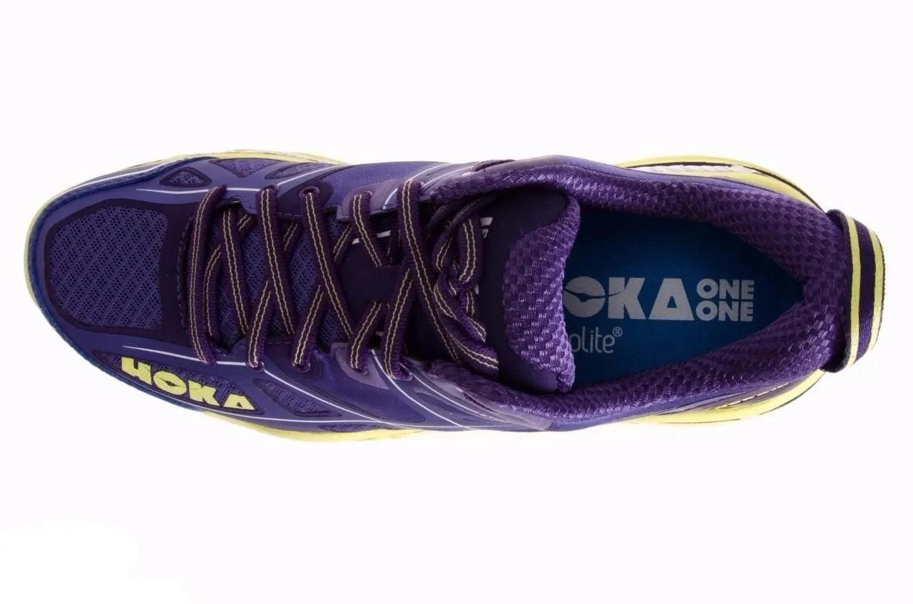 Hoka One One Stinson 3 Corsican Blue / Sunny Lime Running Shoes