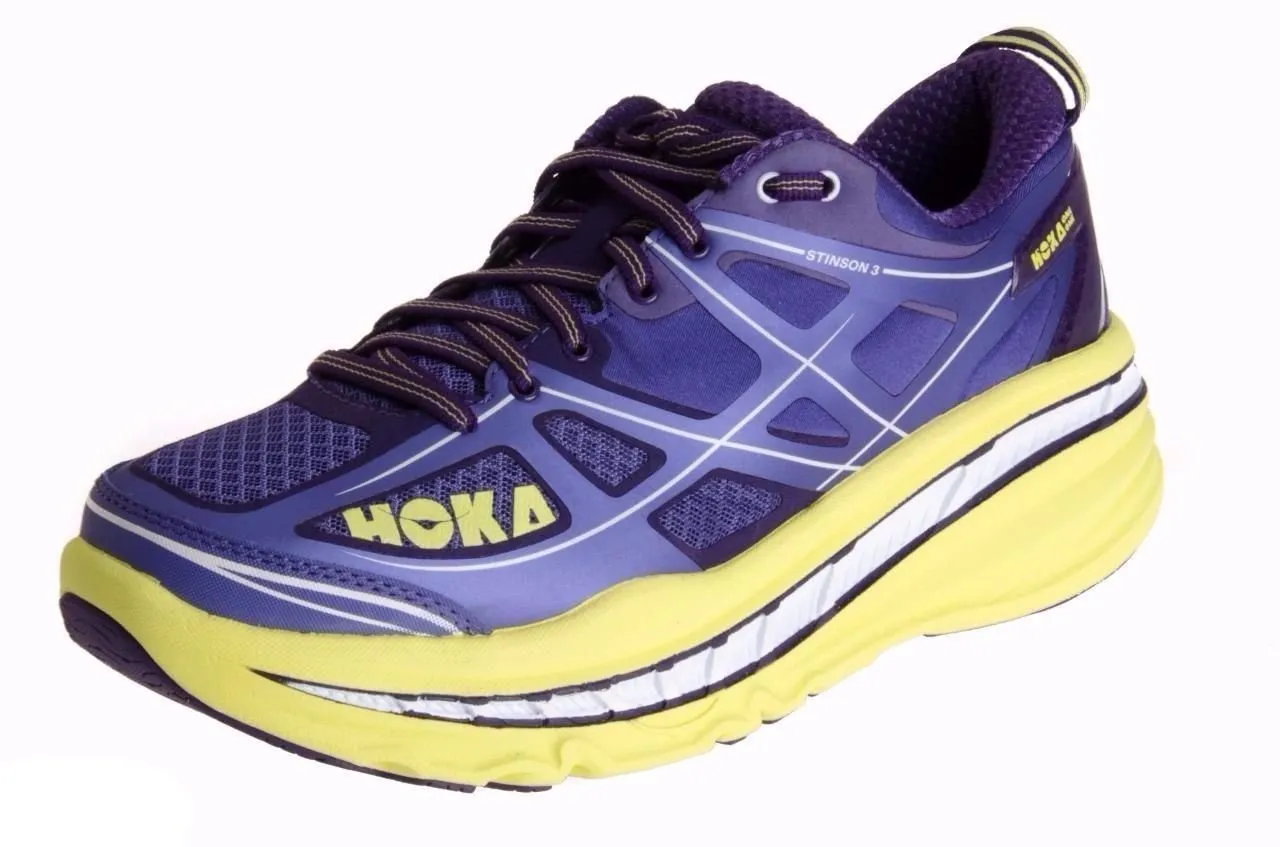 Hoka One One Stinson 3 Corsican Blue / Sunny Lime Running Shoes