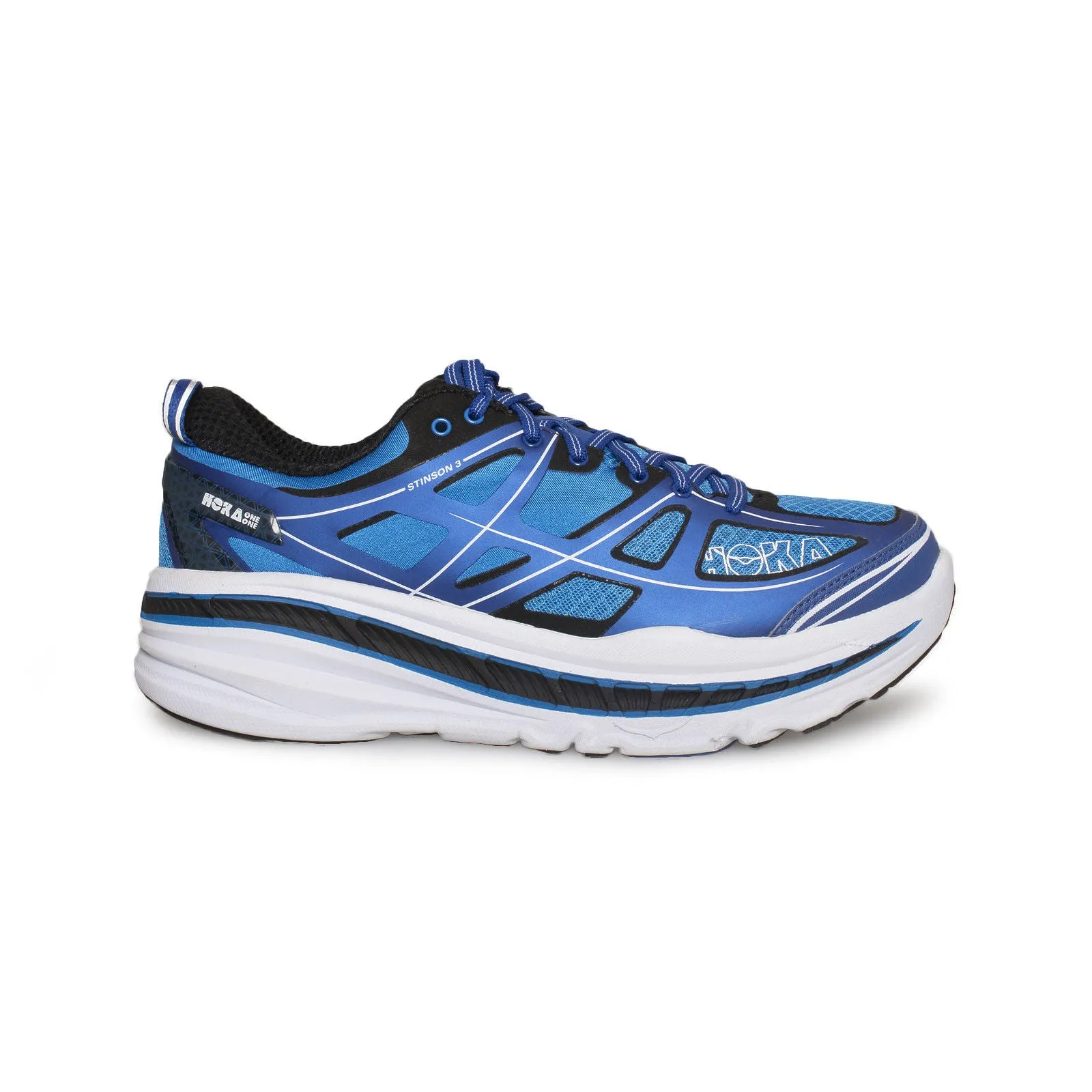 Hoka One One Stinson 3 True Blue / White Running Shoes