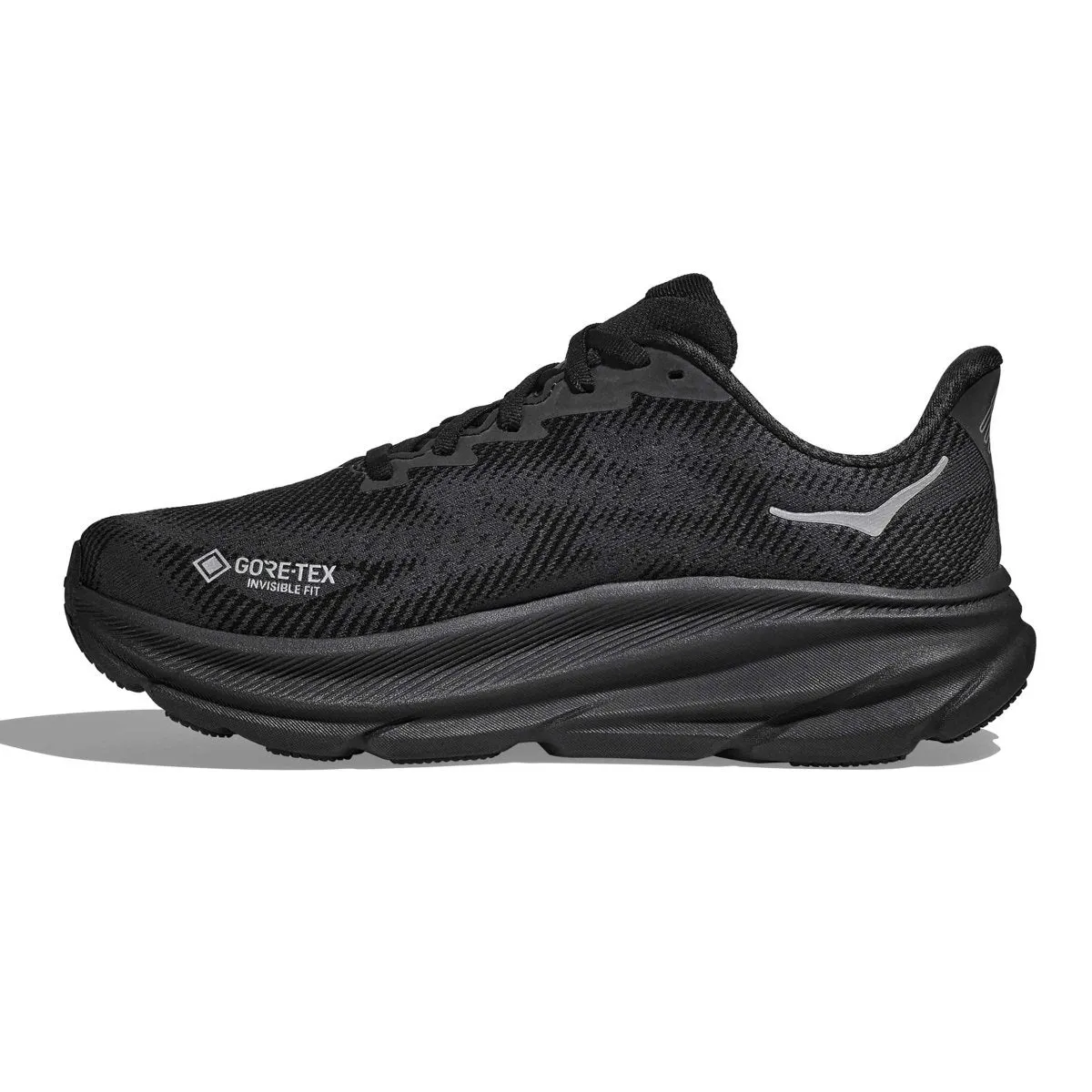 Hoka One One Women's Clifton 9 Black/Black Gore-Tex