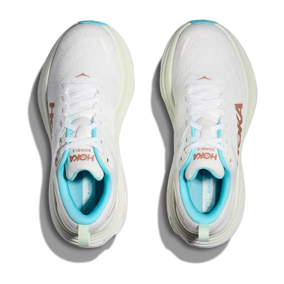 HOKA Women's Bondi 8 Frost/Rose Gold