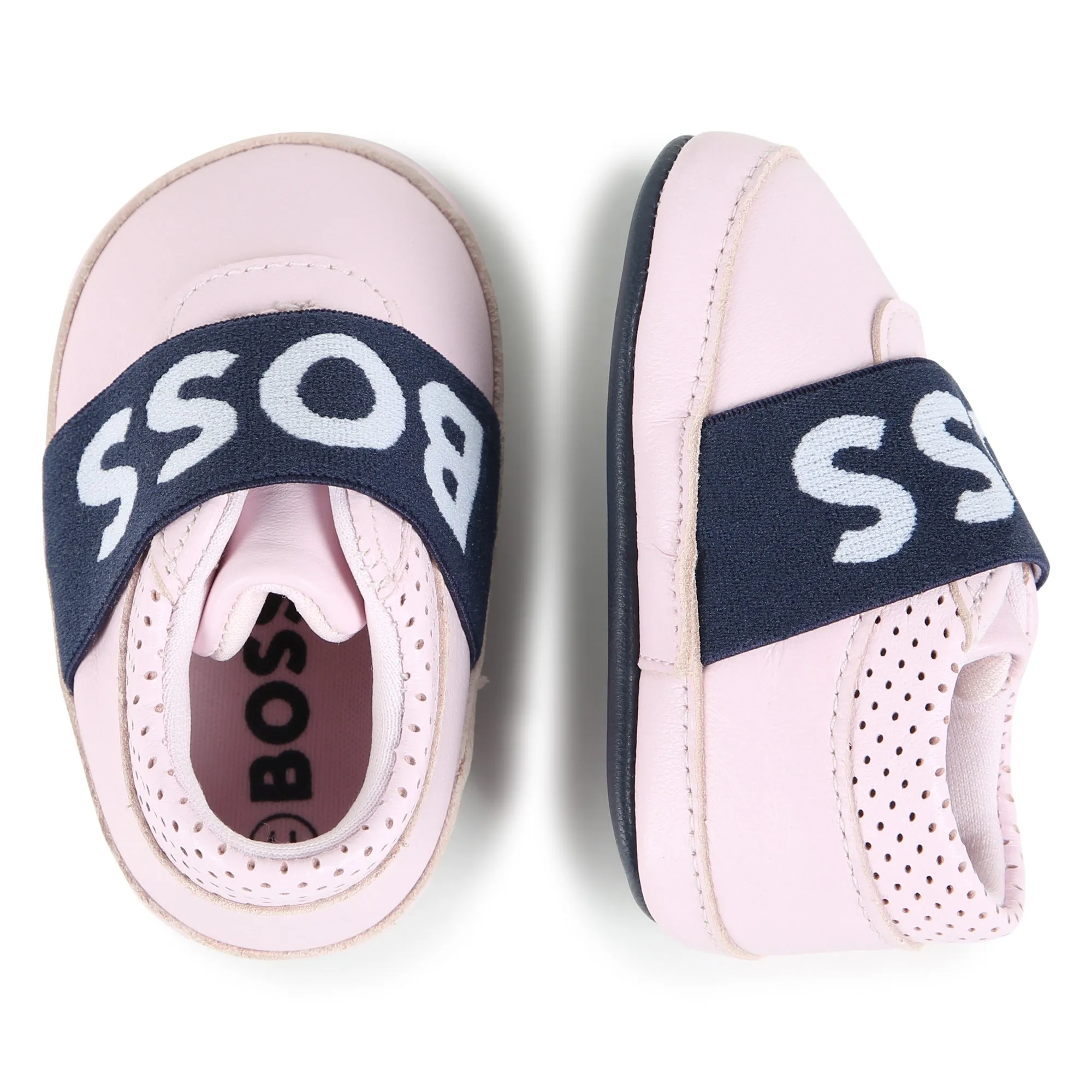 Hugo Boss Baby Girls Pink Soft Shoes