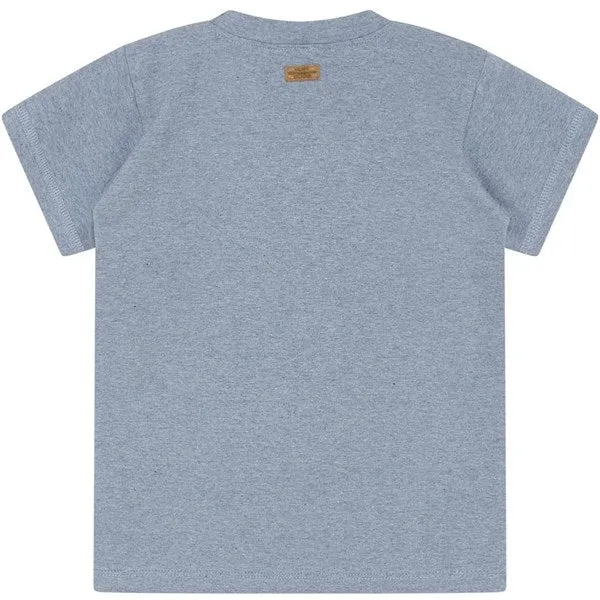 Hust & Claire Mini Blue Fog Melange Arthur T-shirt