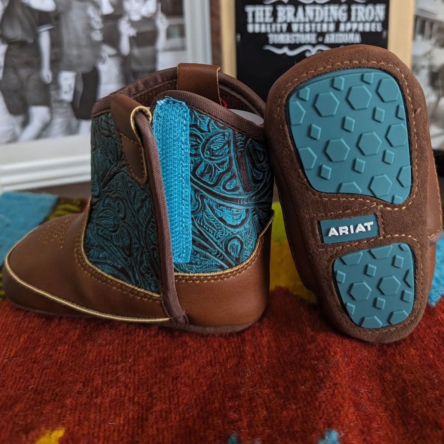 Infant Booties "Cattle Drive" by Ariat  A442003102