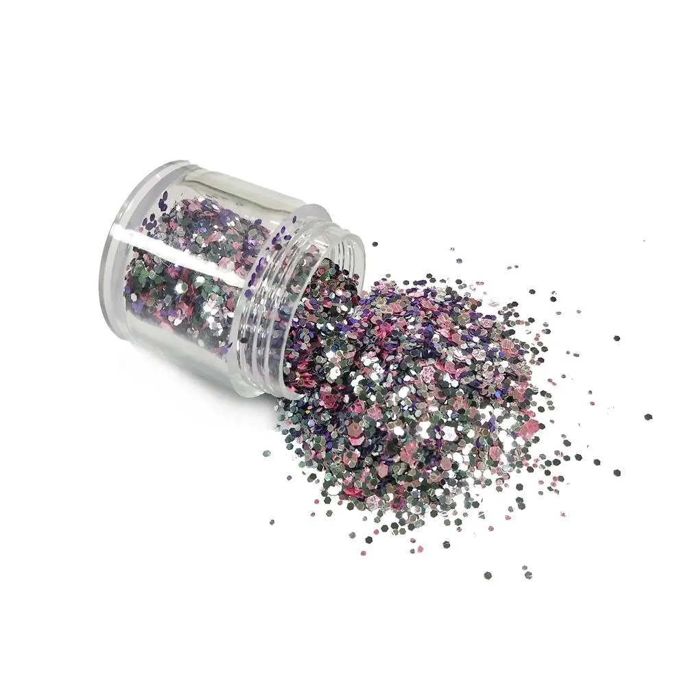 Isn't She Pretty Chunky Polyester Mixed  Glitter for Tumblers Nail Art Bling Shoes - 1oz/30g