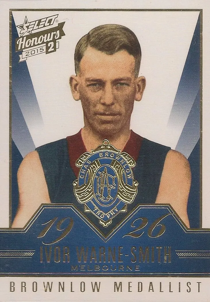 Ivor Warne-Smith, BG52, Brownlow Gallery, 2015 Select AFL Honours 2