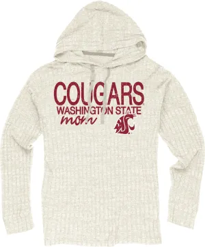 Ivory Coug Mom Ribbed Hacci Hoodie