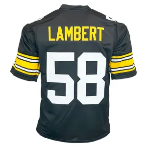 Jack Lambert Unsigned Pittsburgh Black Football Jersey