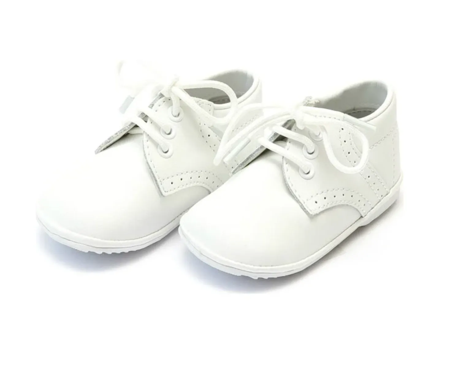 James Boy White Leather Lace Up Shoe