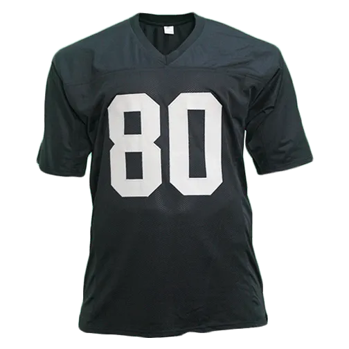 James Lofton Autographed pro style Football Jersey Black (Beckett) HOF Inscription Included