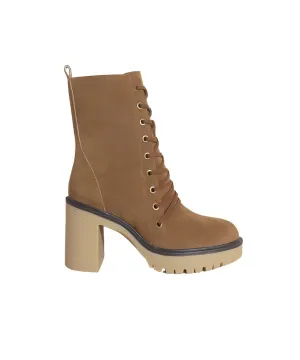 Jenna   Platform Military Boots