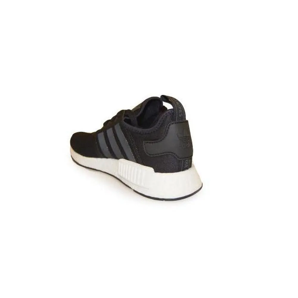 Juniors Adidas NMD_R1 J 'Core Black' - S80206 - Black White Trainers