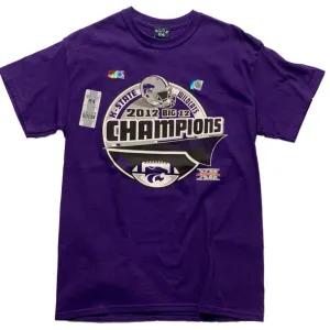 Kansas State Wildcats Blue 84 Purple 2012 Big 12 Football Champs T-Shirt (2XL)