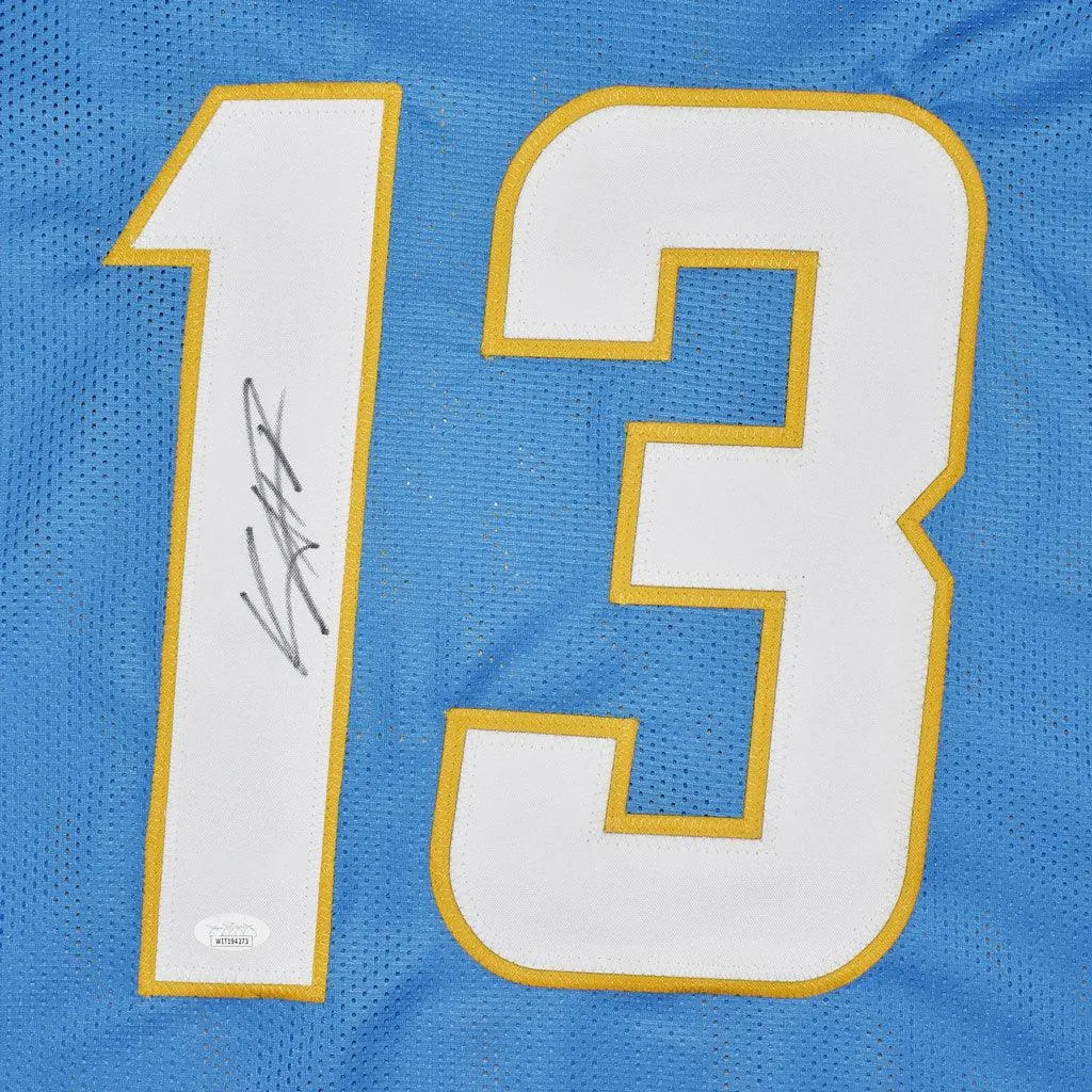 Keenan Allen Autographed Pro Style Football Jersey (JSA) Powder Blue