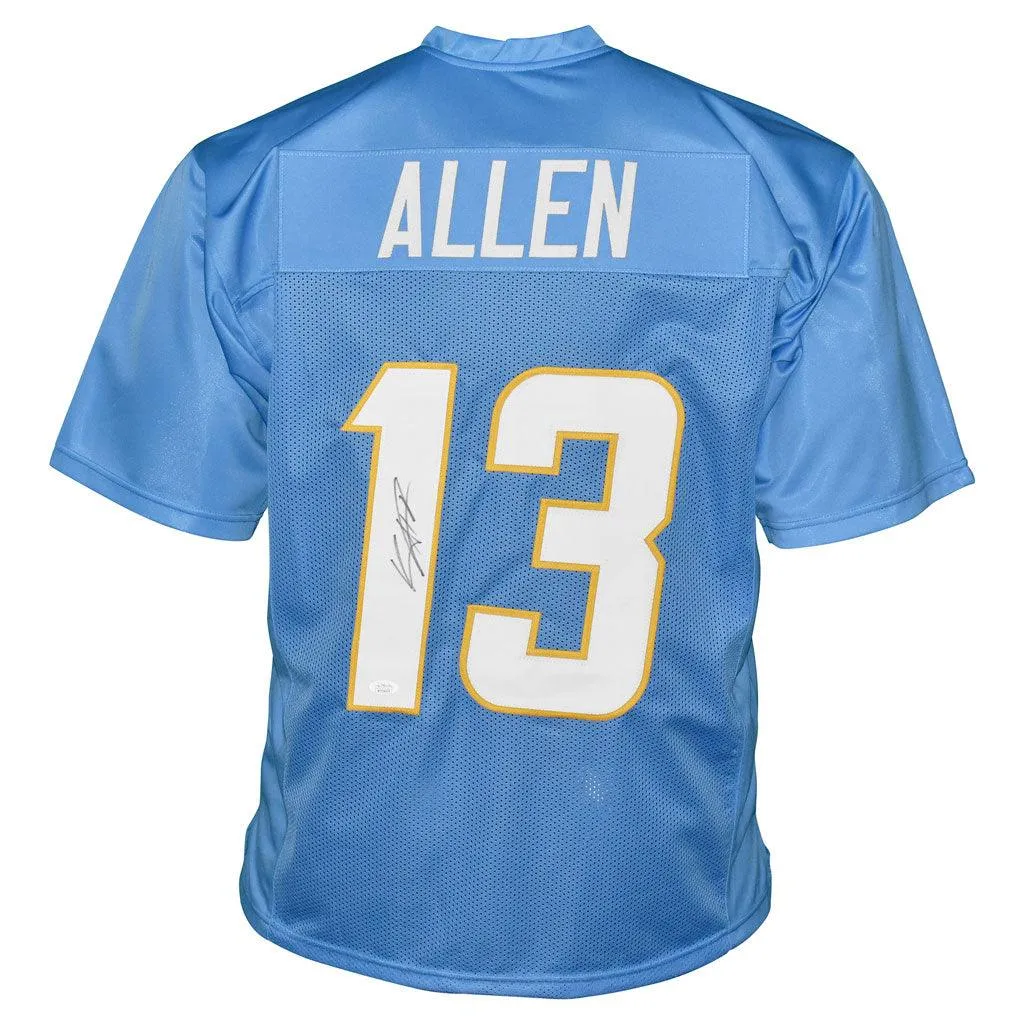 Keenan Allen Autographed Pro Style Football Jersey (JSA) Powder Blue