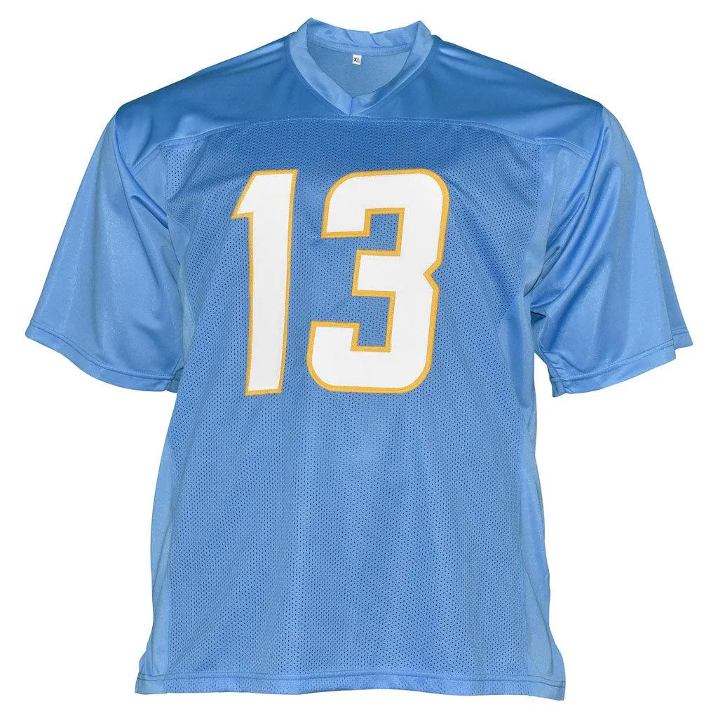 Keenan Allen Autographed Pro Style Football Jersey (JSA) Powder Blue