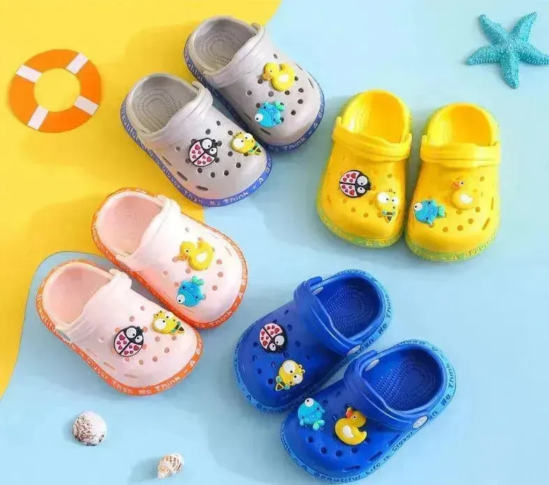 Kids Slippers for Boys Girls Cartoon Shoes Summer Toddler