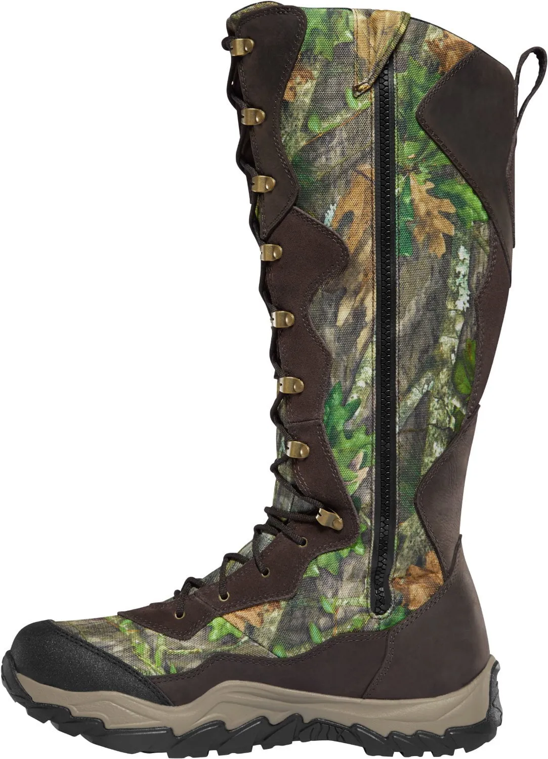 LaCrosse Mens Venom II 18in NWTF Mossy Oak Obsession Leather Hunting Boots