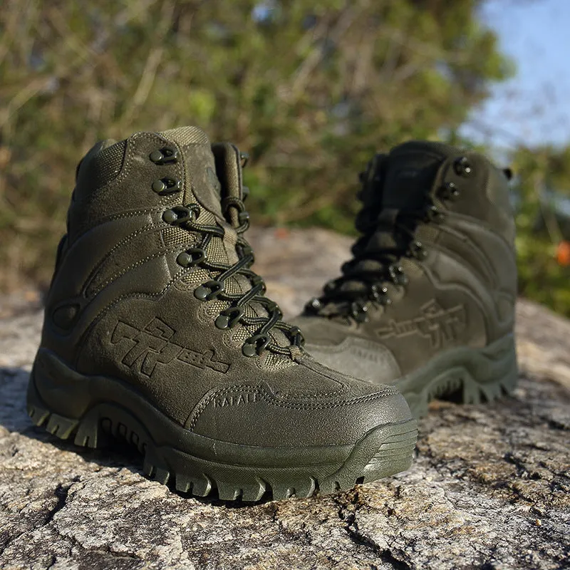 Large Size Army Fan Outdoor Hiking Shoes