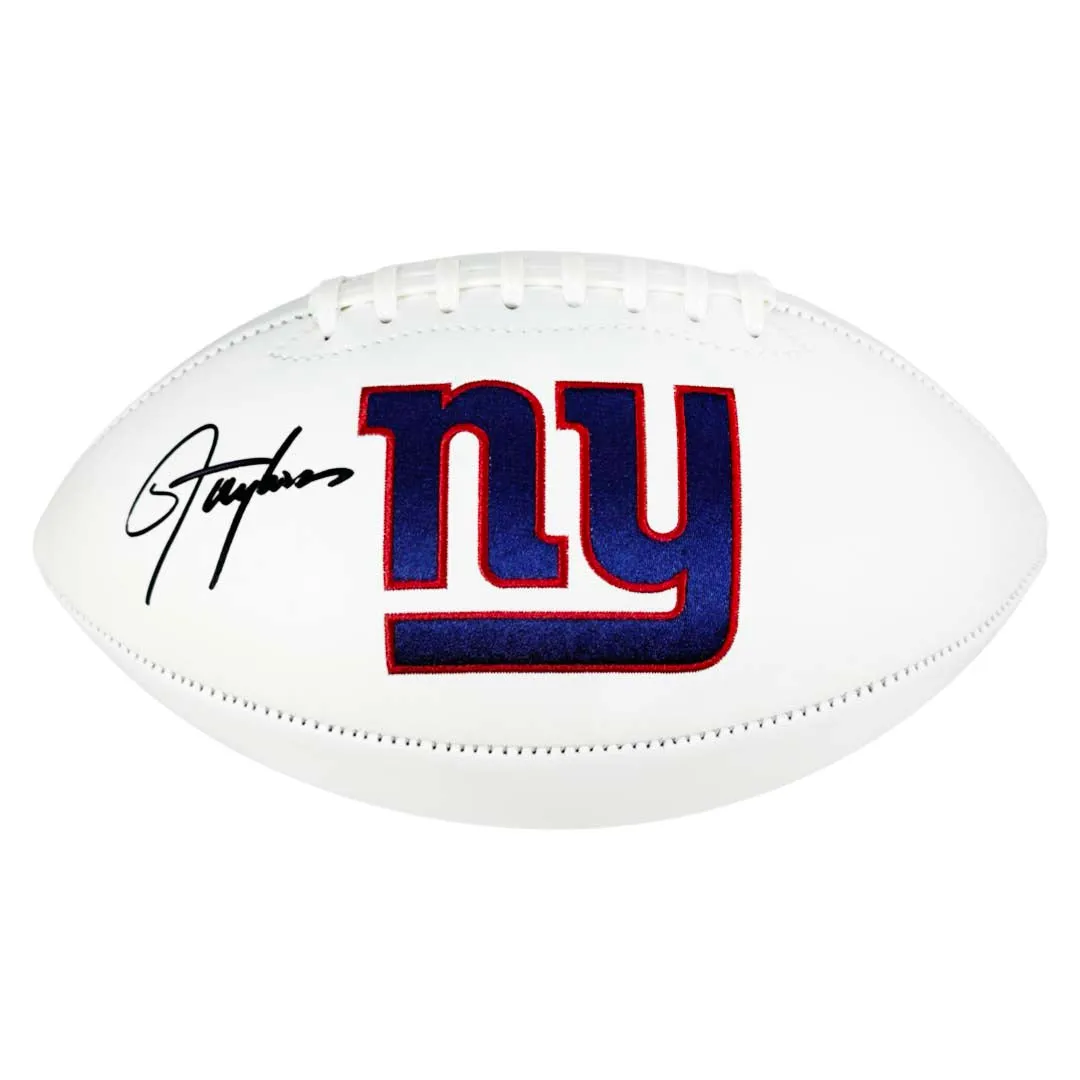 Lawrence Taylor Signed New York Giants Logo Football (Beckett)