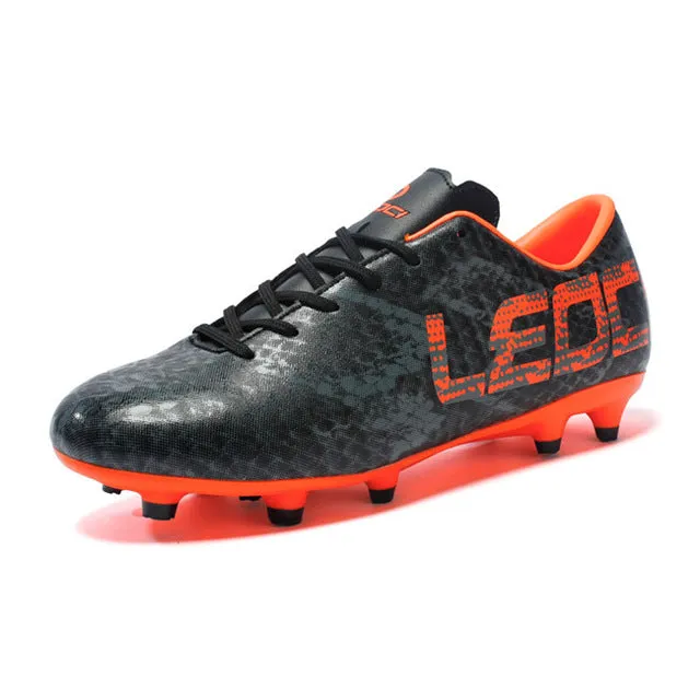 Leoci Men's Soccer Shoes  Football Boots Boys  Chaussure De Foot Sala Hombre Athletic futsal