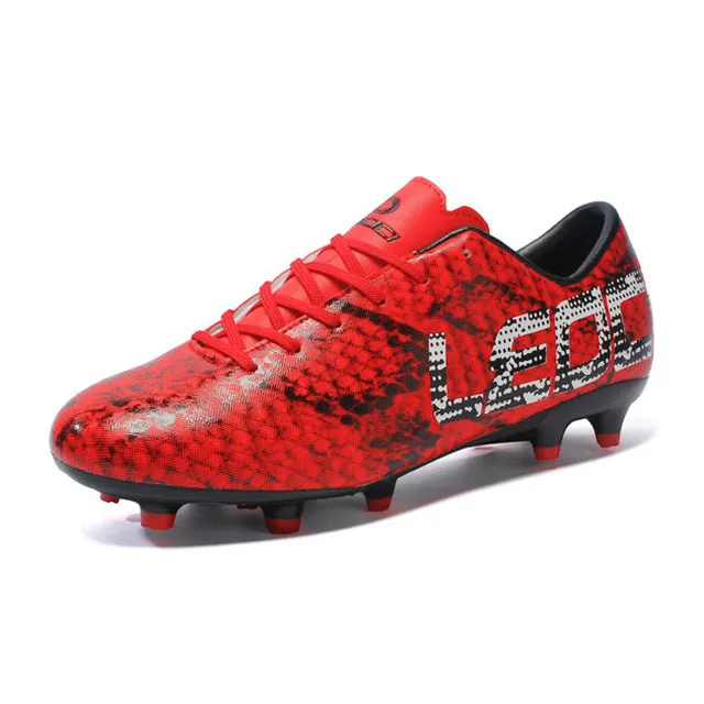 Leoci Men's Soccer Shoes  Football Boots Boys  Chaussure De Foot Sala Hombre Athletic futsal