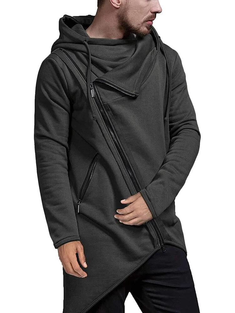 Lightweight Irregular Hem Pullover Hoodie (US Only)