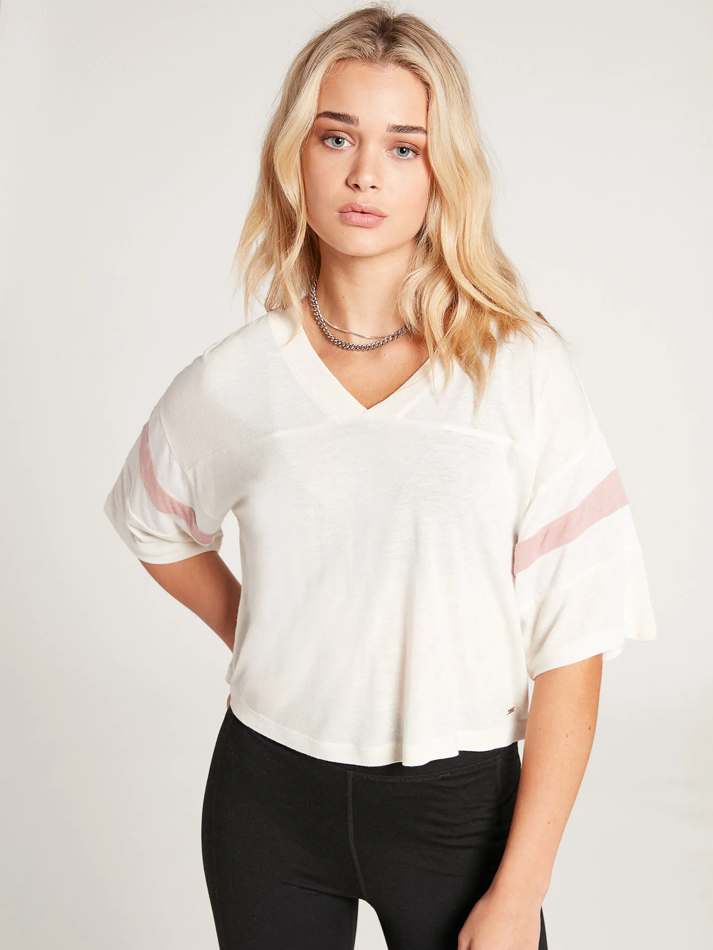 Lived In Lounge Cropped Short Sleeve Tee - Cloud