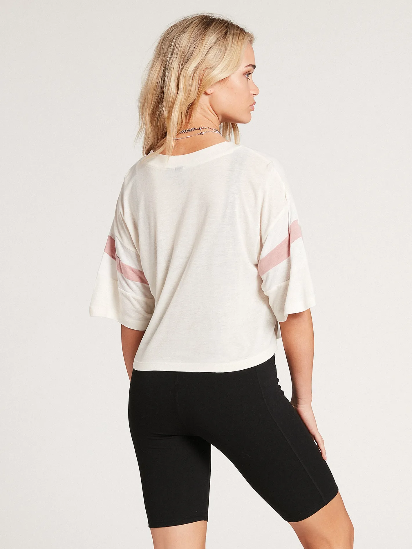 Lived In Lounge Cropped Short Sleeve Tee - Cloud