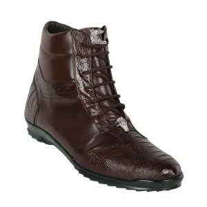 Los Altos Boots Mens # ZC120507 Casual Shoe | Style 12 | Ostrich Leg Boots | Color Brown