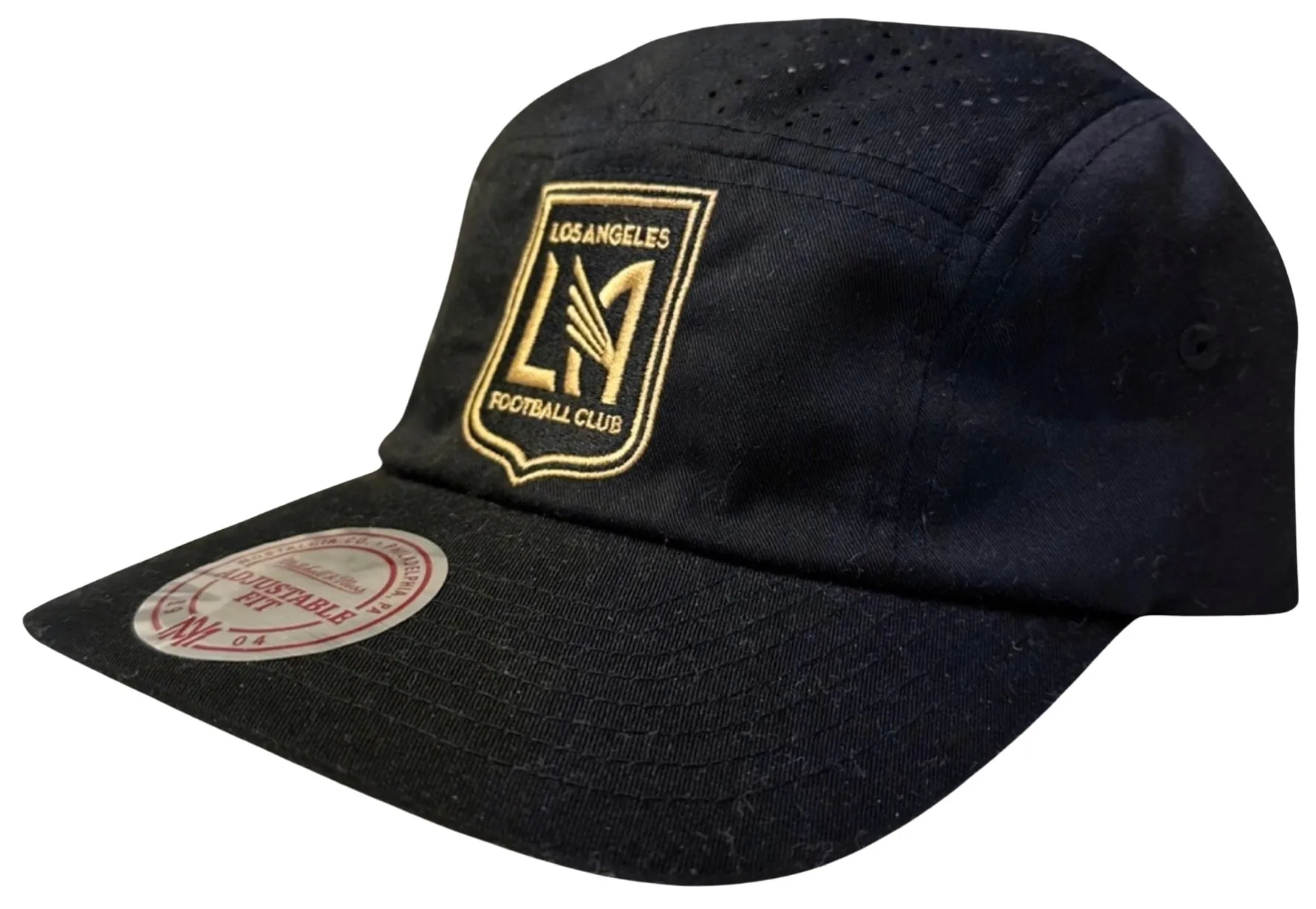 *Los Angeles Football Club* soft shell buckleback hat by Mitchell & Ness