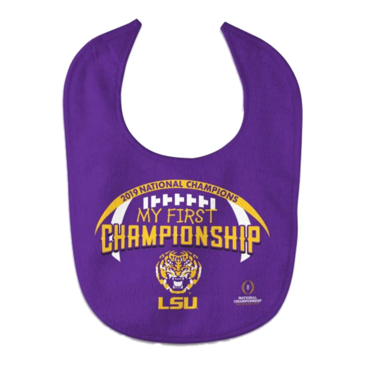 LSU Tigers 2019-2020 CFP National Champions WinCraft Infant Baby Bib