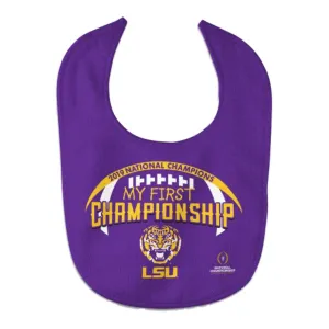 LSU Tigers 2019-2020 CFP National Champions WinCraft Infant Baby Bib