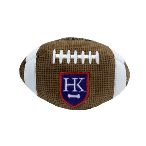 Lulubelles Pigskin Football Plush Dog Toy