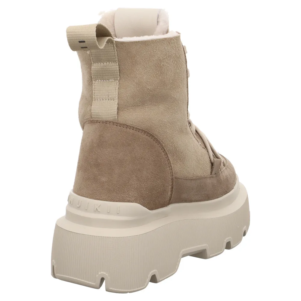 MATILDA SHEARLING HIGH SNEAKER