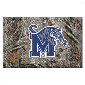 Memphis Tigers Rubber Scraper Door Mat Camo