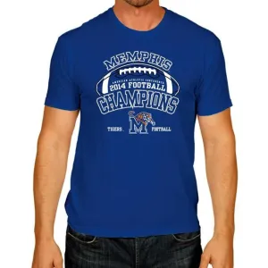 Memphis Tigers The Victory Blue 2014 AAC Football Champions T-Shirt