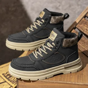 Men's Casual Shoes - Short Ankle Boots - Walking Sneakers - TSS363